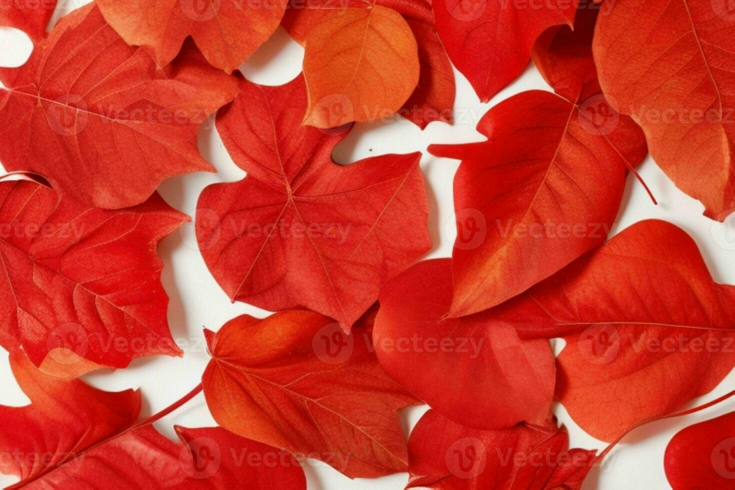 Autumn background with colored leaves. AI Generative Pro Photo