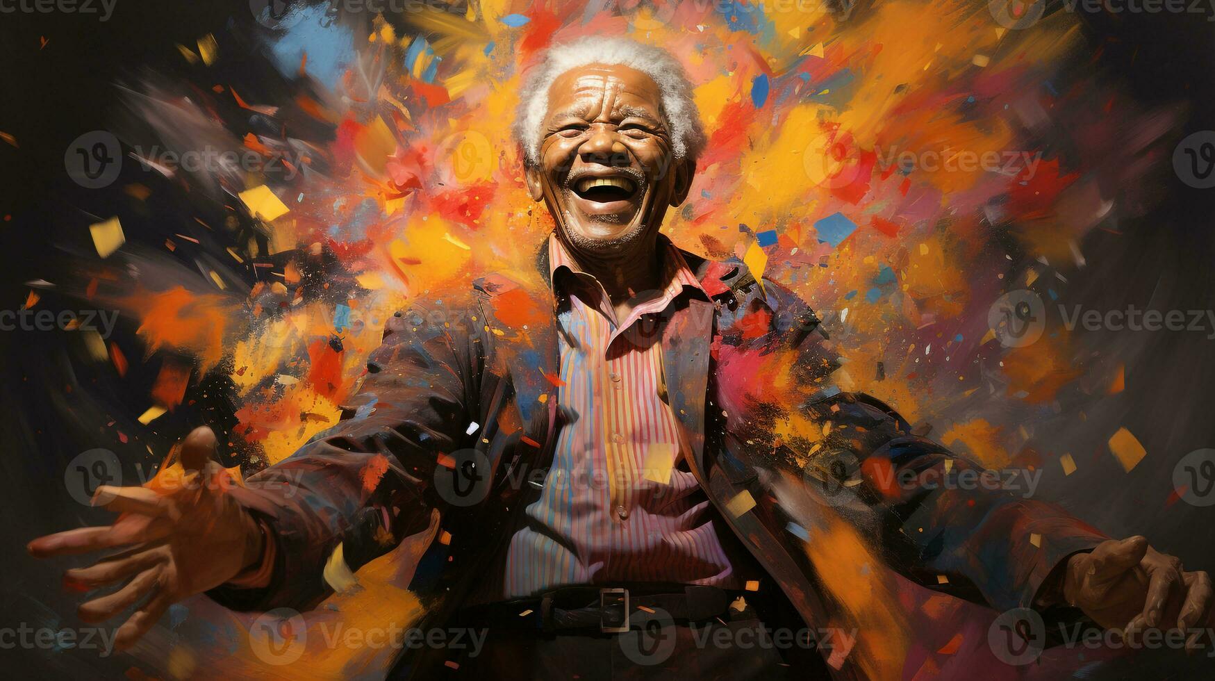 mandela día momento foto