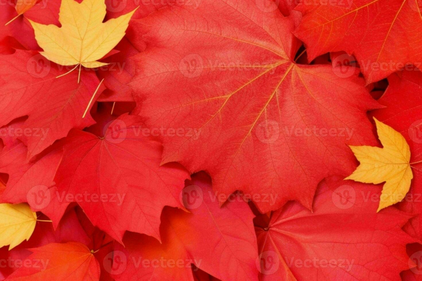 Autumn background with colored leaves. AI Generative Pro Photo
