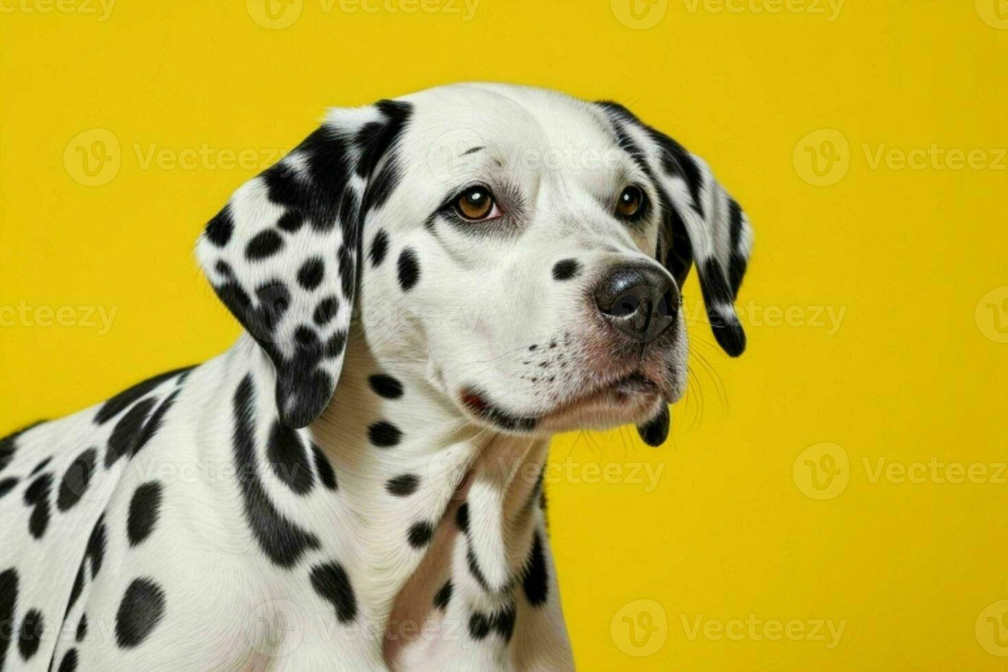 Photo of dalmatian dog. AI Generative Pro Photo