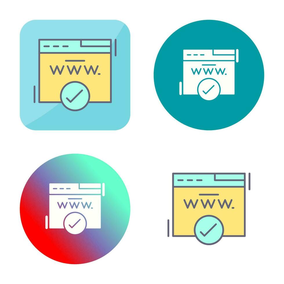 Domain Vector Icon
