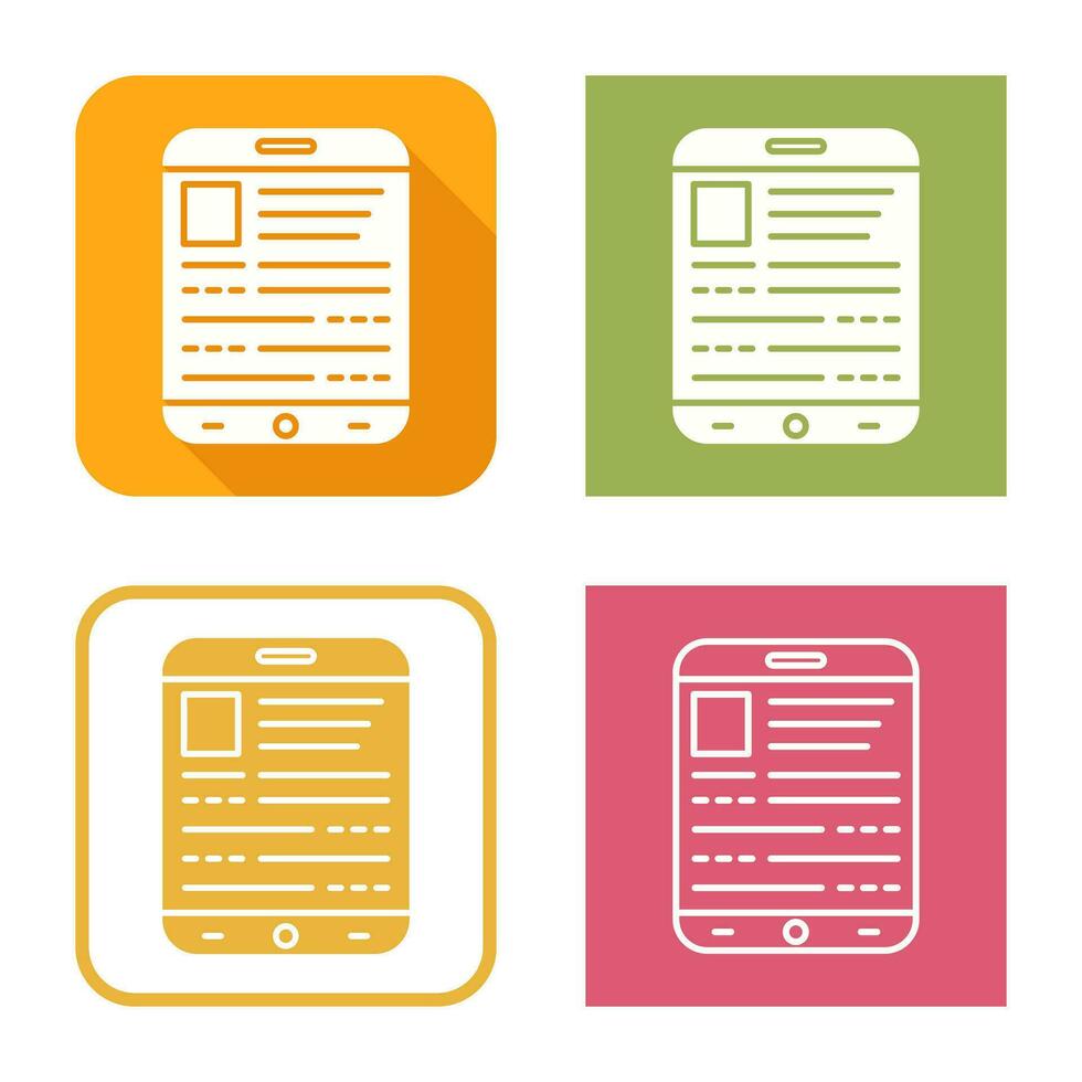 Ebook Vector Icon