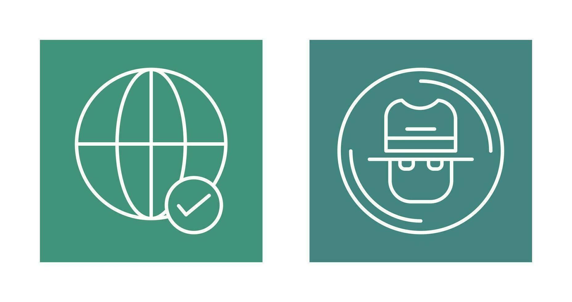 Internet and Spy Icon vector