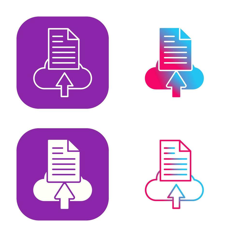 File Upload Vector Icon