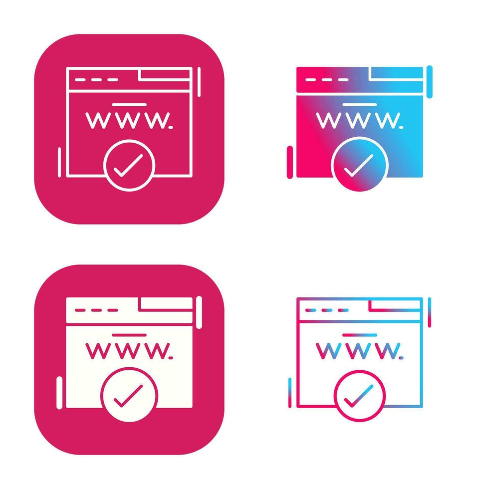 Domain Vector Icon