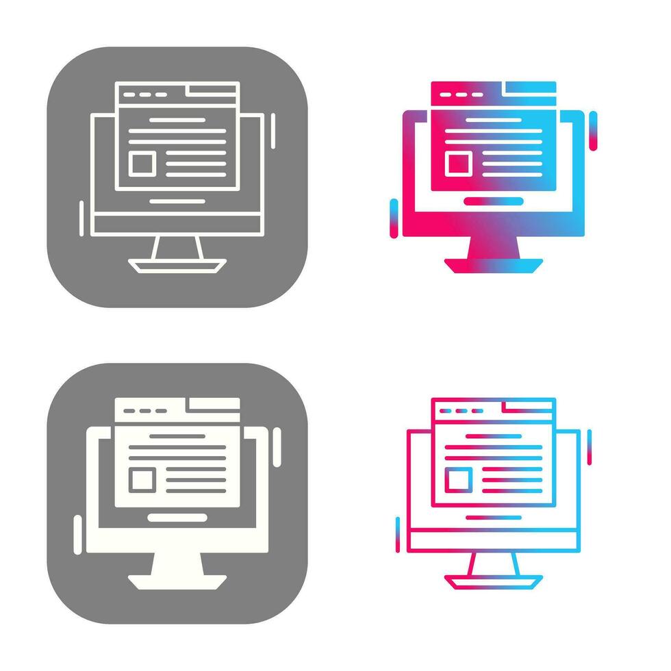 Blog Vector Icon