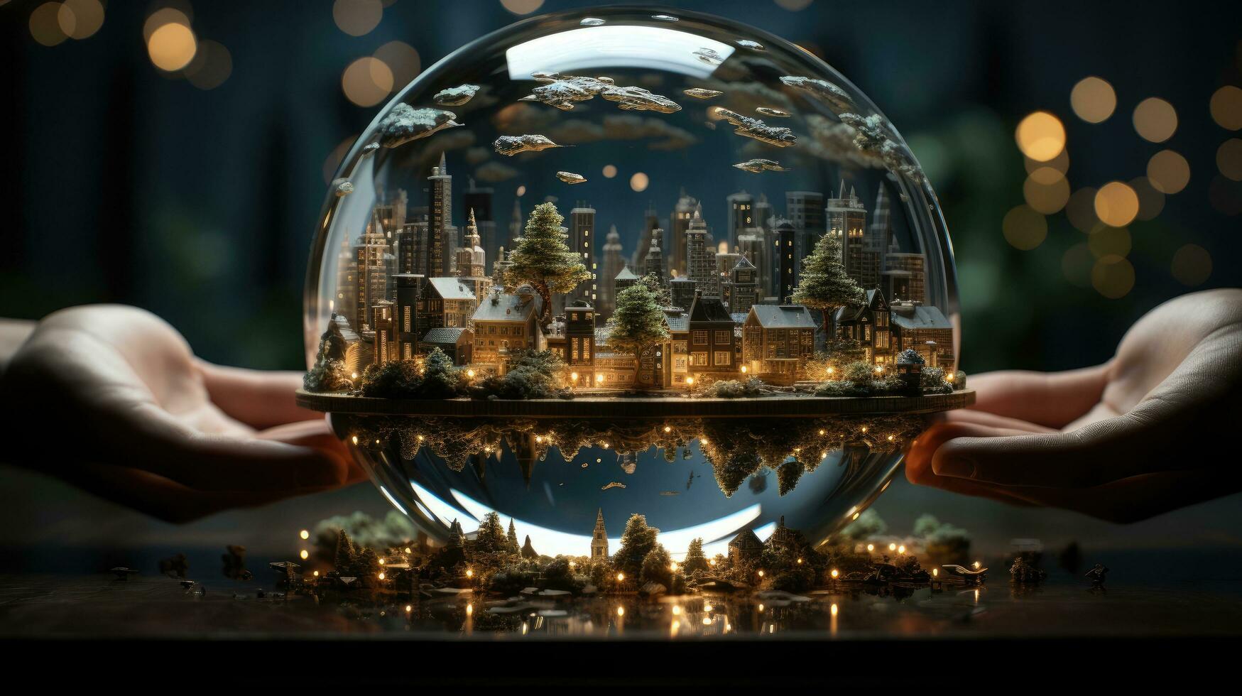 Abstract illustration of digital universal peace, concept of world integration and geopolitics, connecting all countries and globalization photo