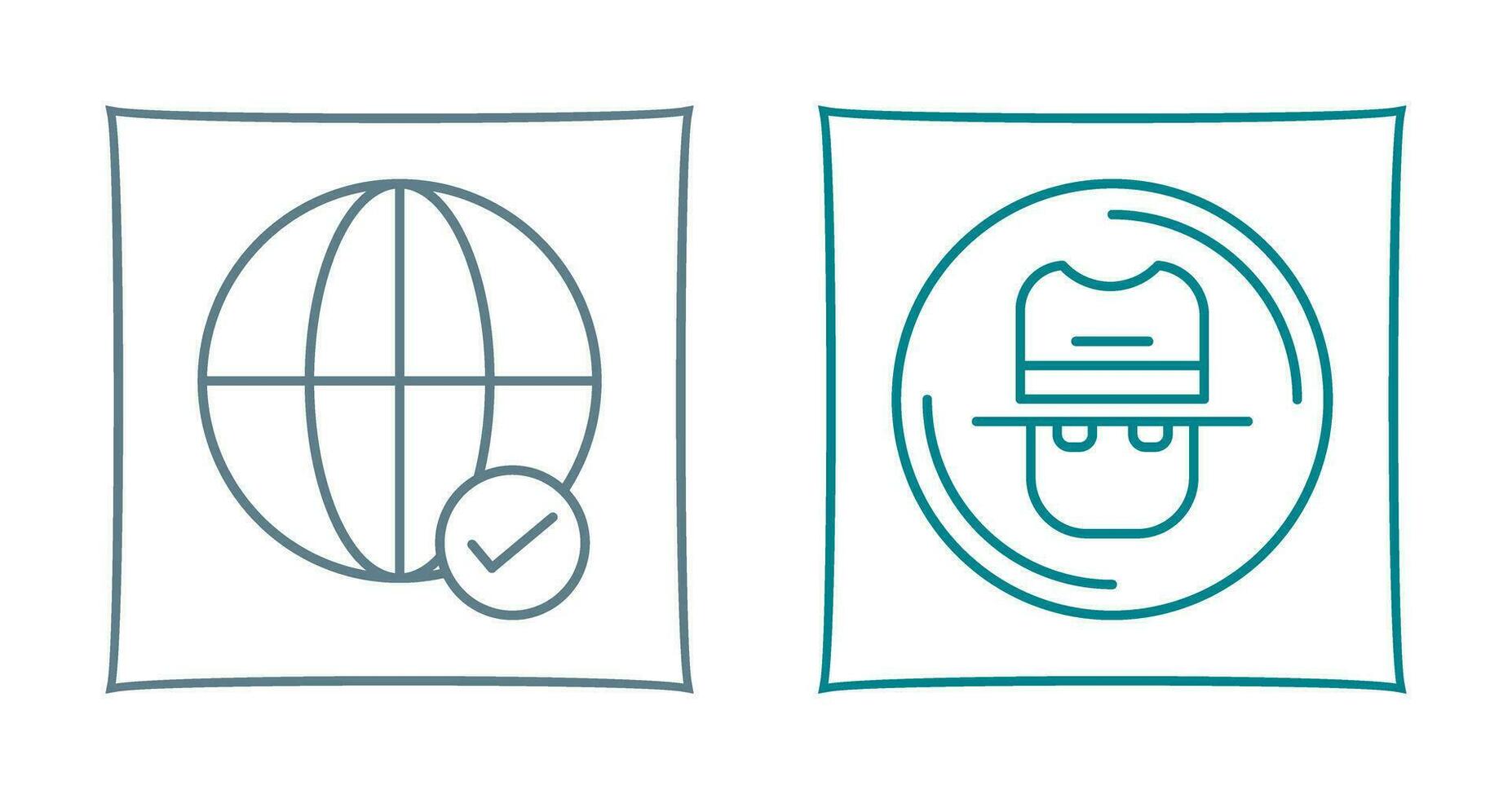 Internet and Spy Icon vector