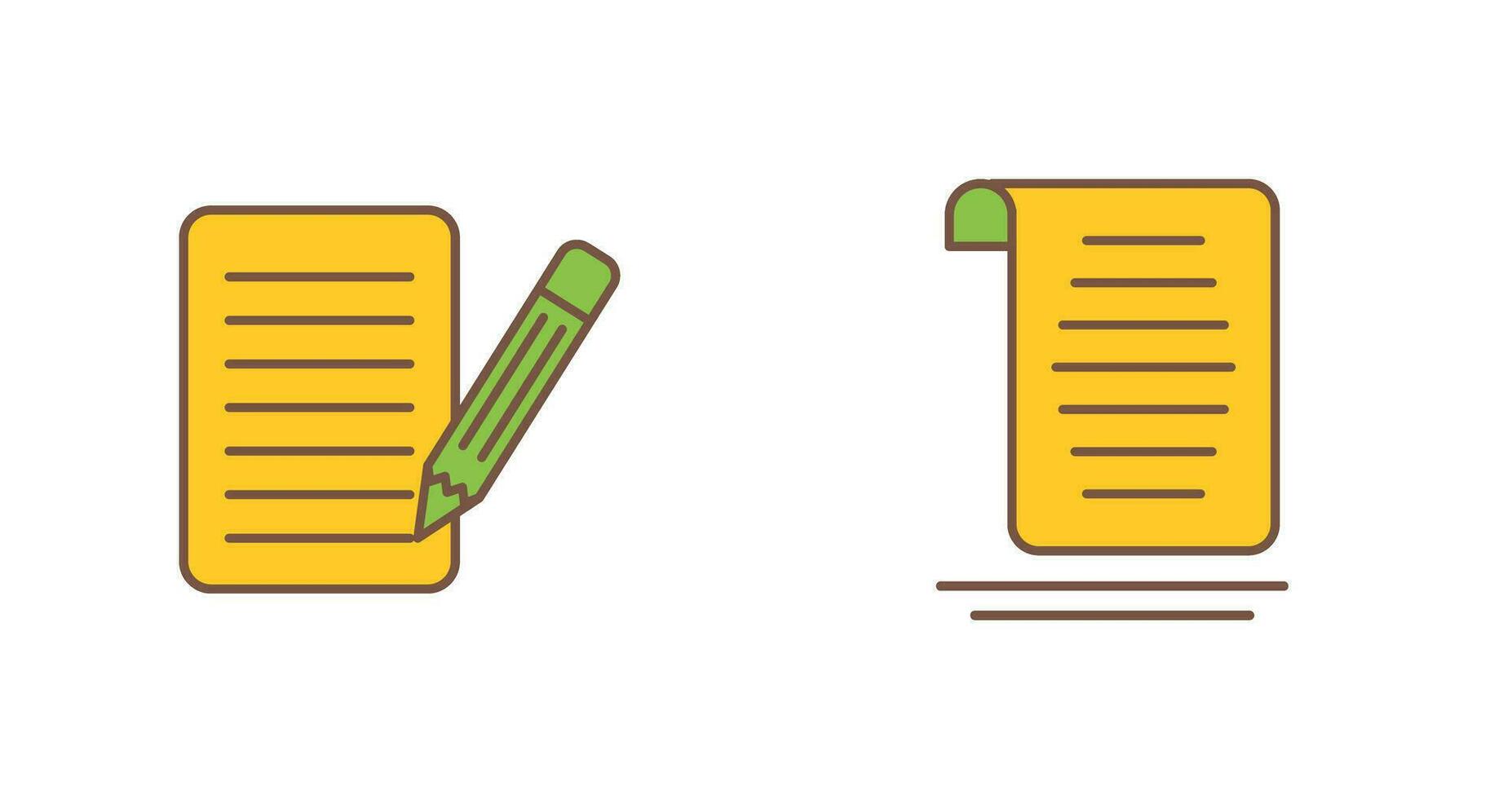 checklist and document  Icon vector