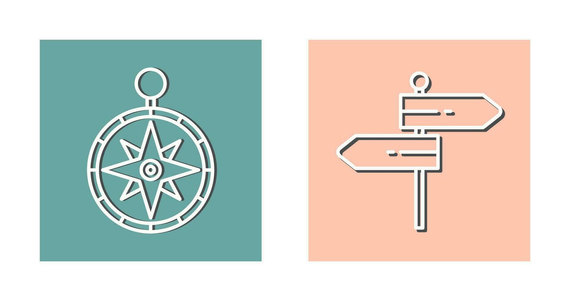 Compass and Direction Icon vector