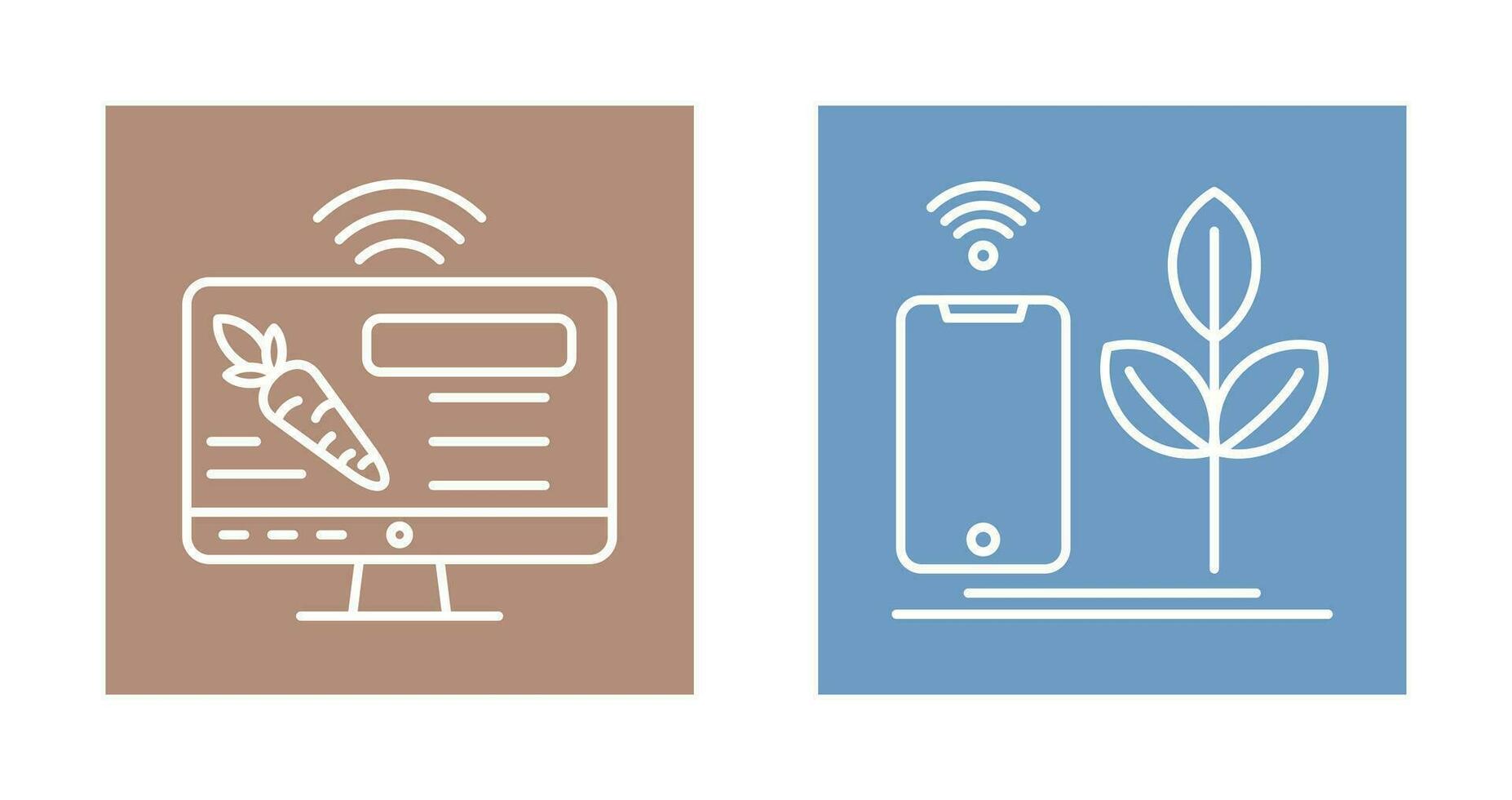 Information and Agriculture Icon vector