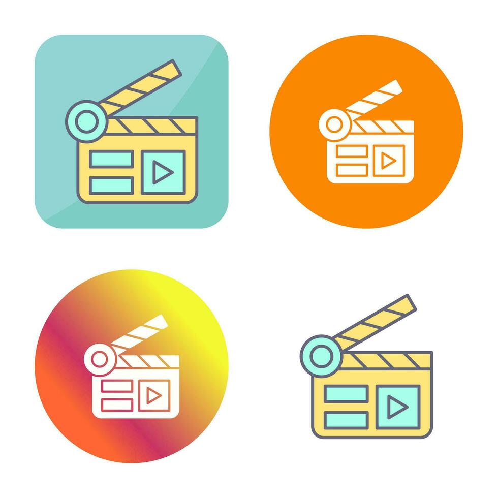 Clapper Board Vector Icon