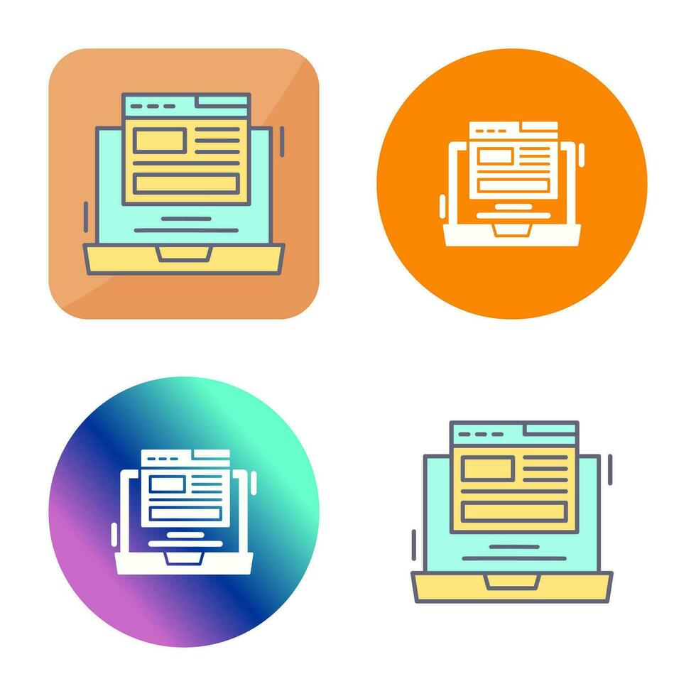 Layout Vector Icon