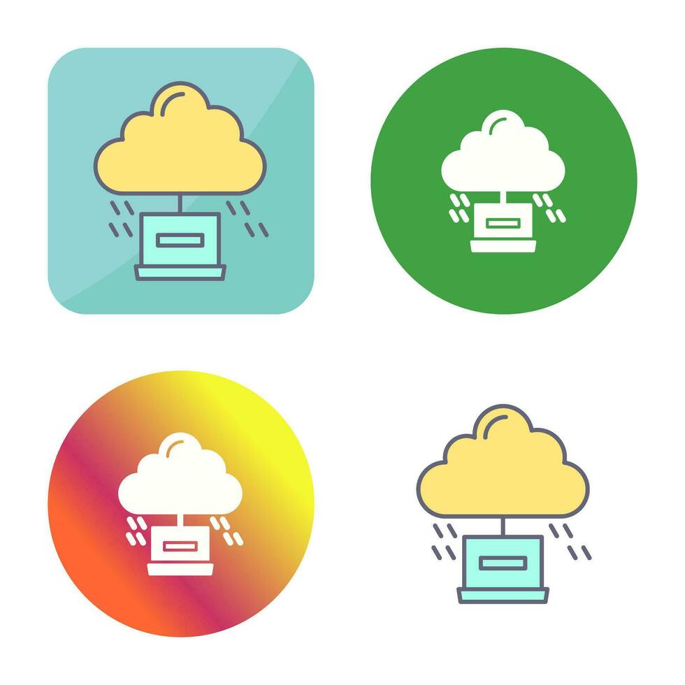 Cloud Computing Vector Icon