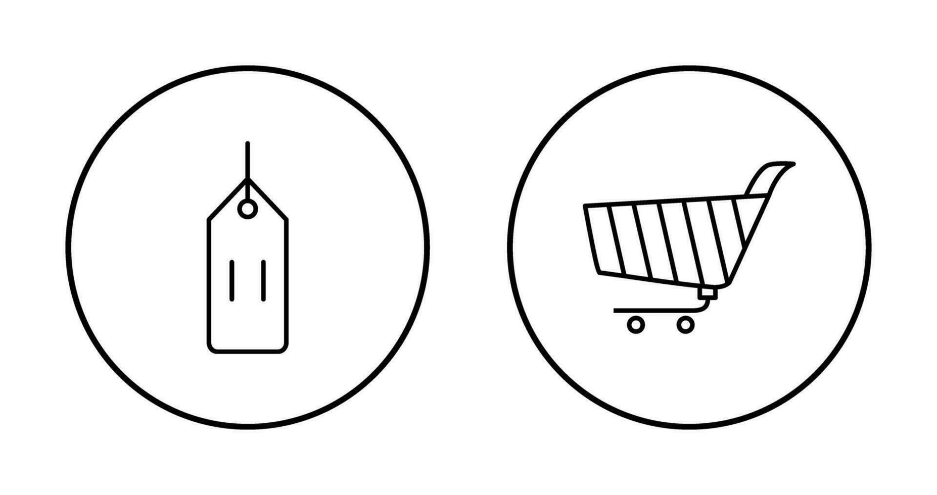 deals and shopping cart Icon vector