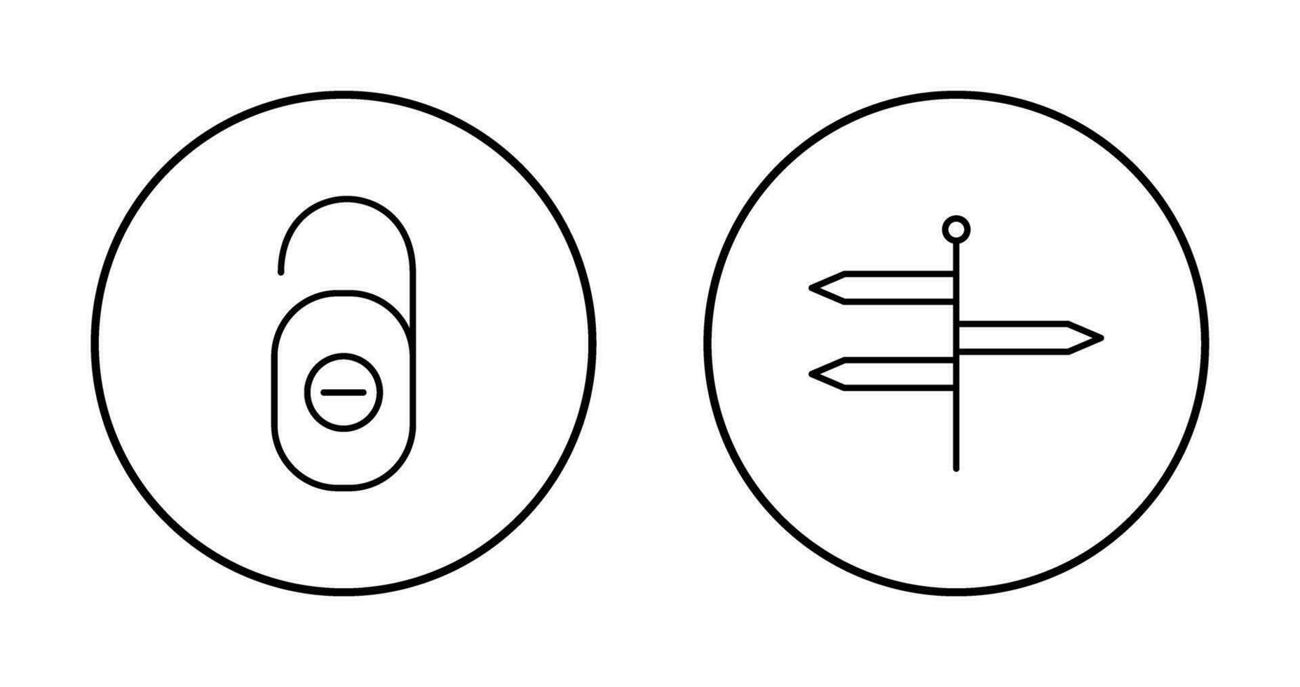 do not disturb and directions  Icon vector