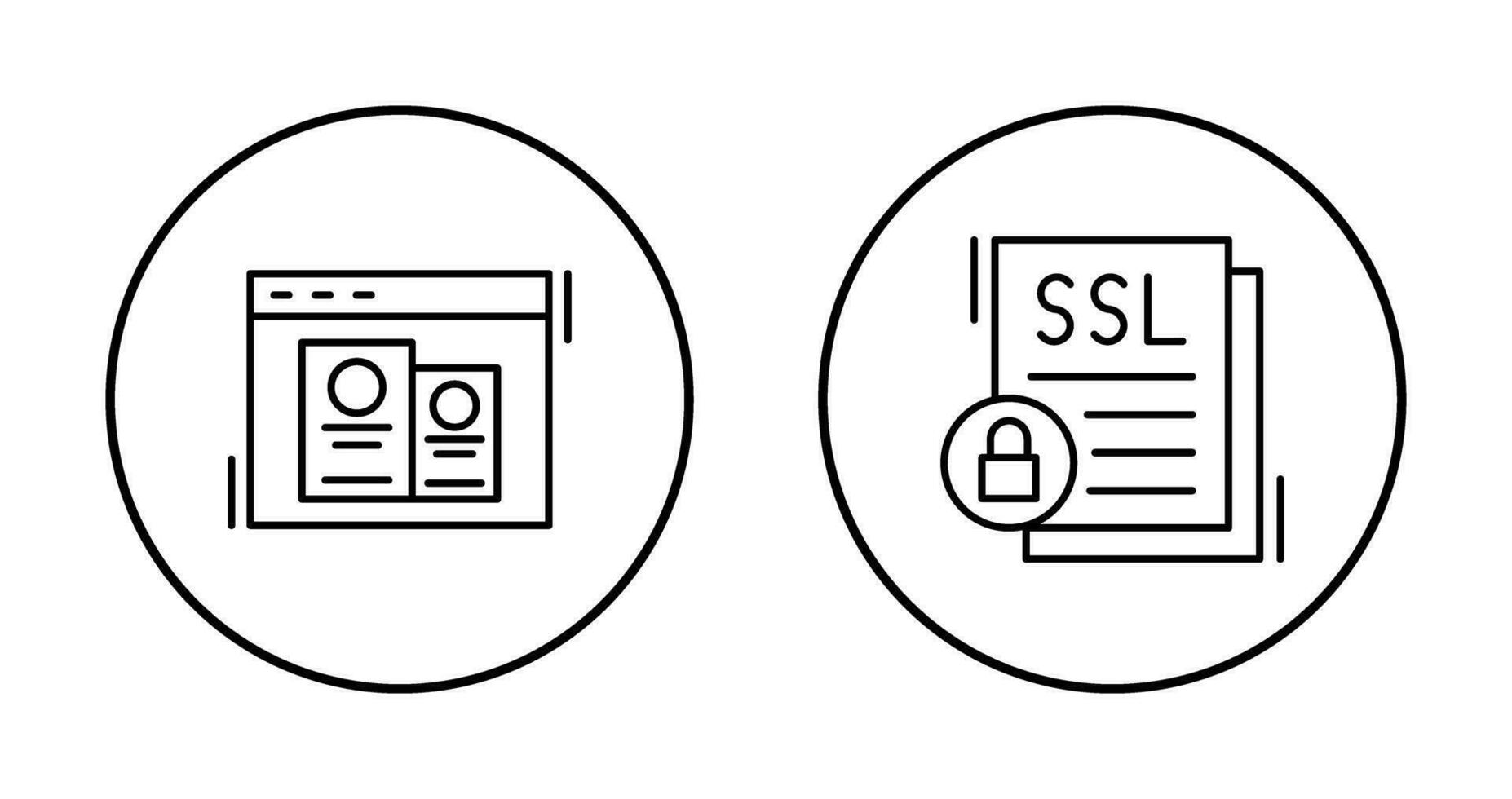 User and Protection Icon vector