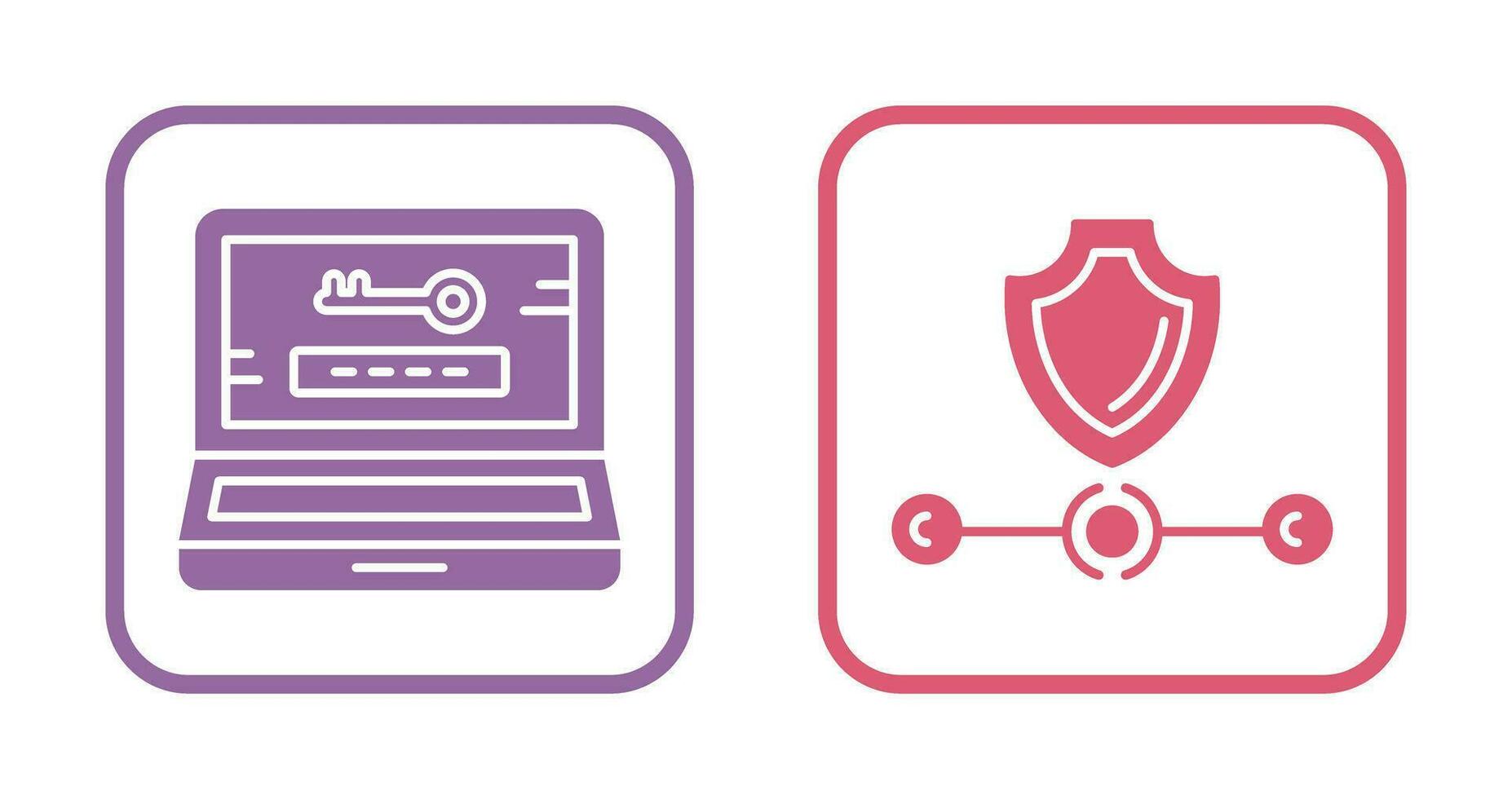 Password and Vpn Icon vector