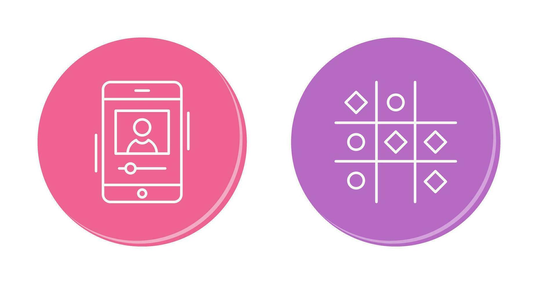 log and Tic Tac Toe Icon vector