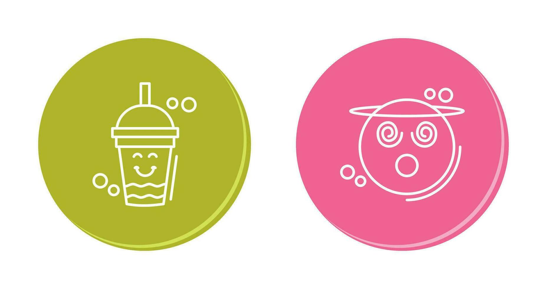 Drink and Dizzy Icon vector