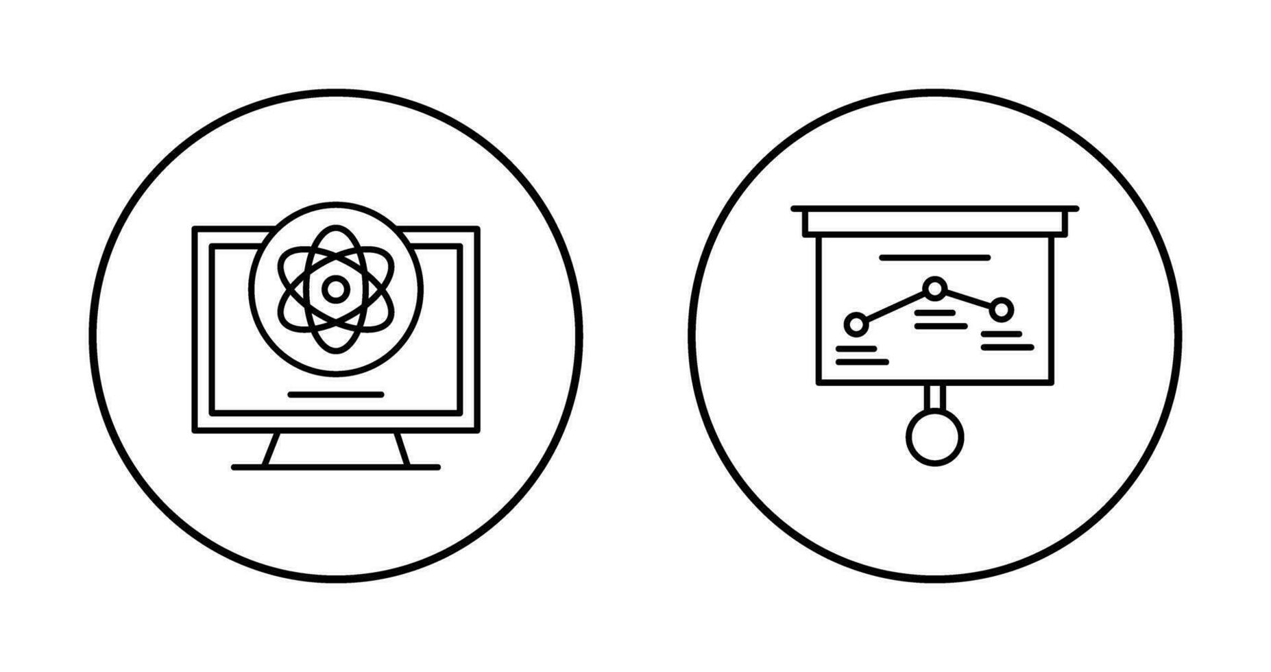 ATom and Strategy Icon vector