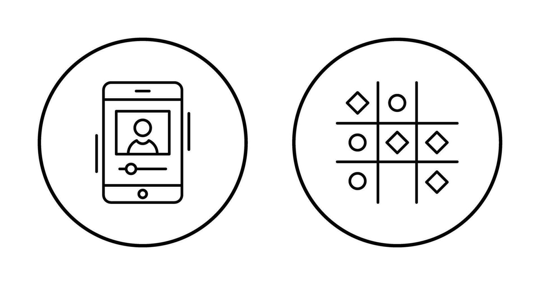 log and Tic Tac Toe Icon vector