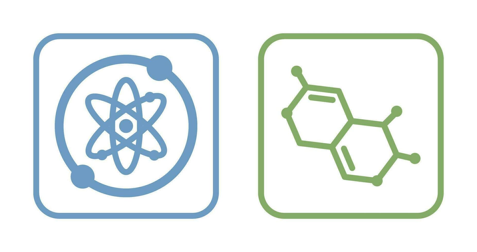 Proton and Molecule Icon vector