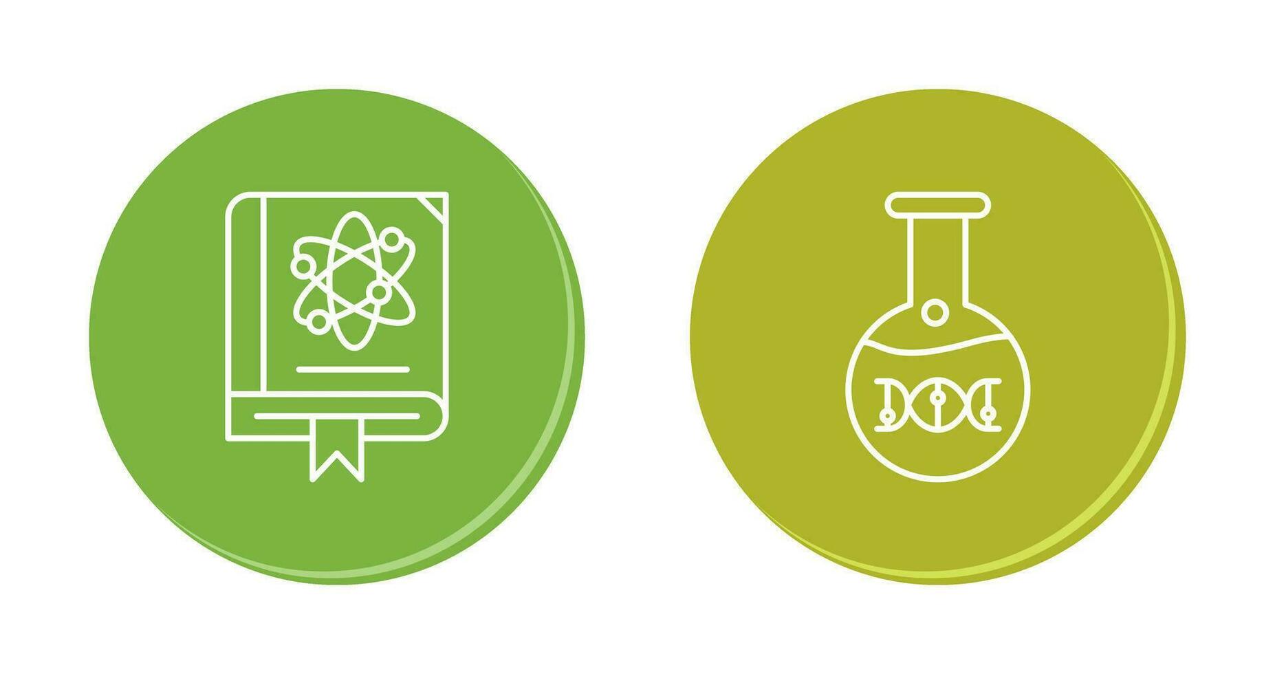 Ciencias y adn icono vector