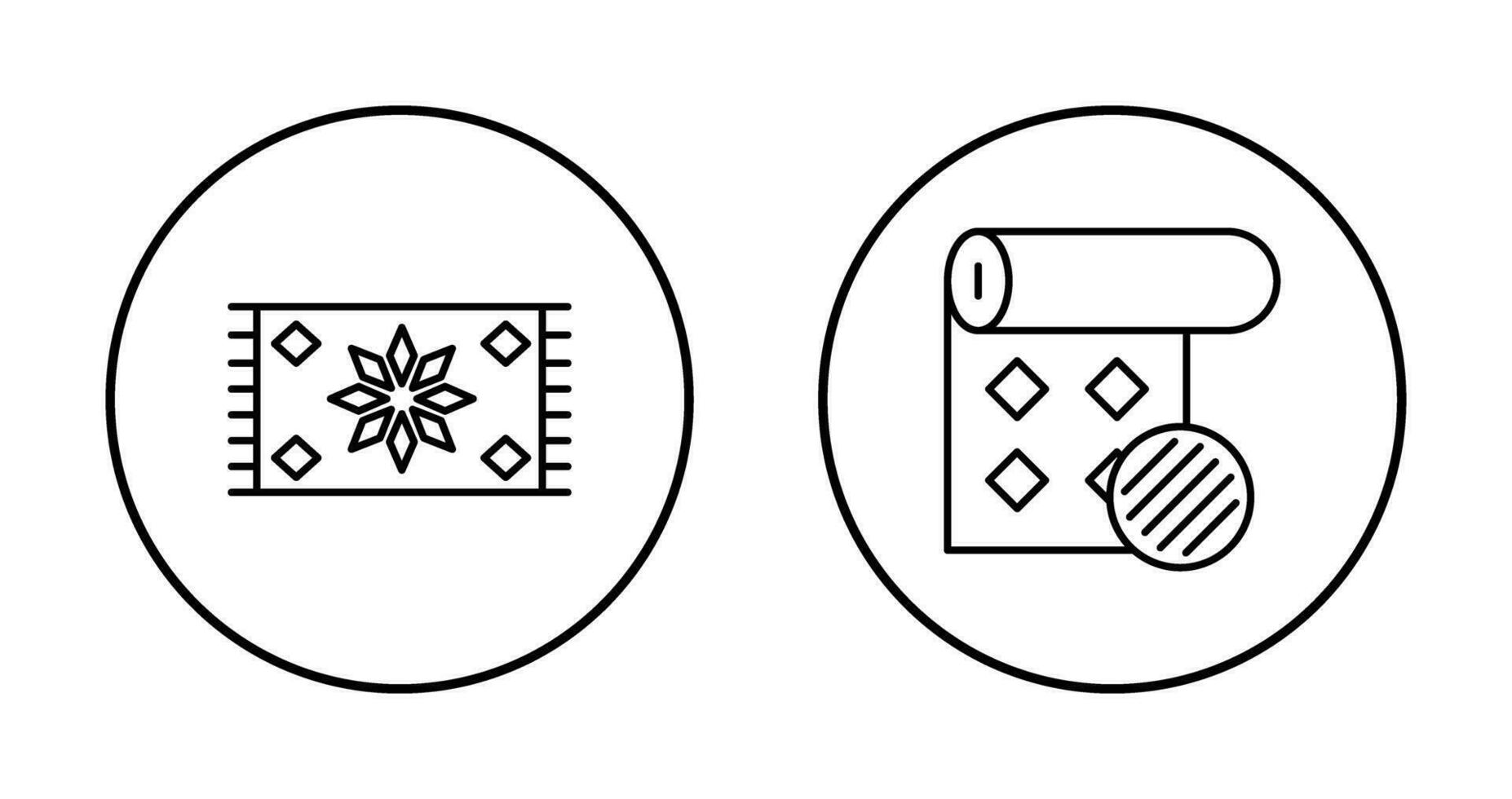 Carpet and Wallpaper Icon vector