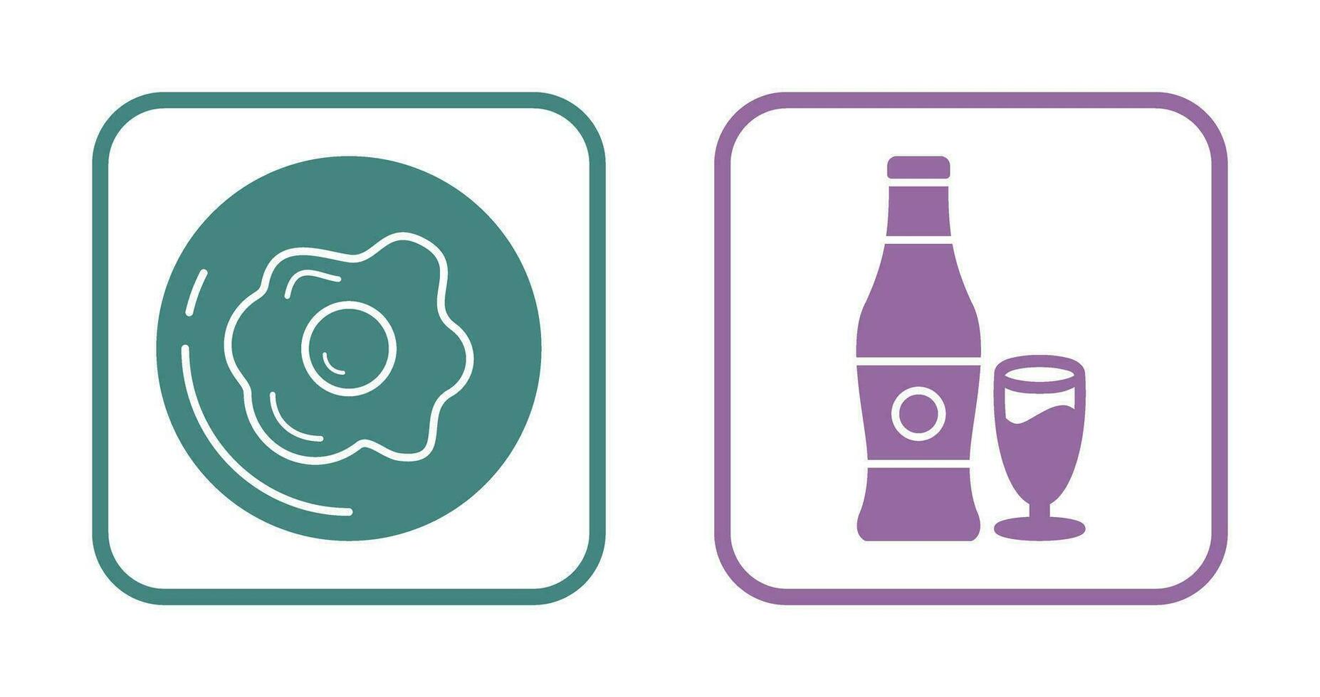 Breakfast and Bear Icon vector