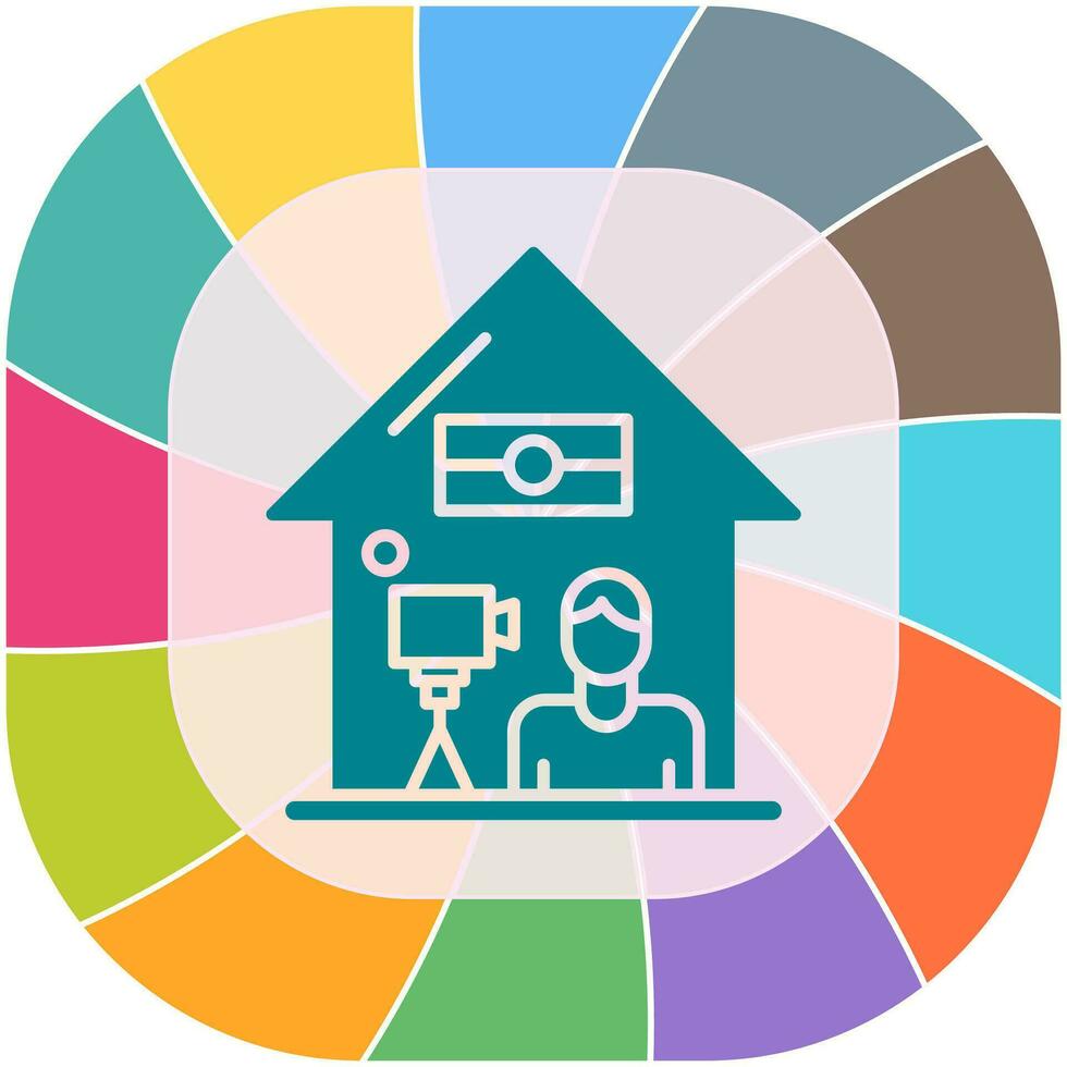 Live Record Vector Icon