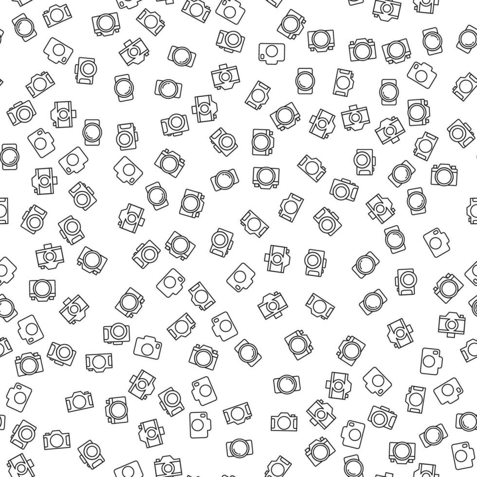 Photo Cameras Seamless Pattern for printing, wrapping, design, sites, shops, apps vector