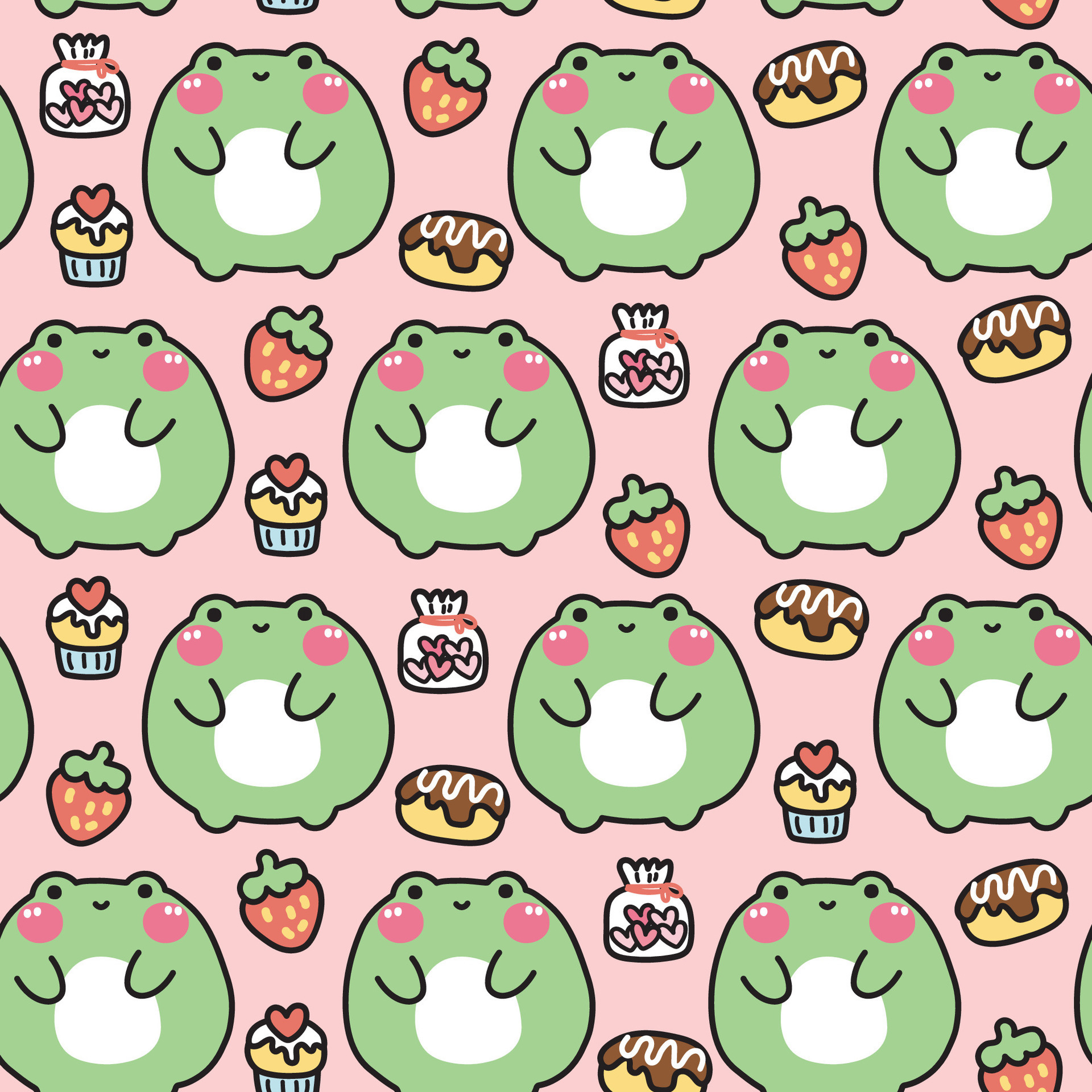 kawaii frog animal icon . colorful design. vector illustration