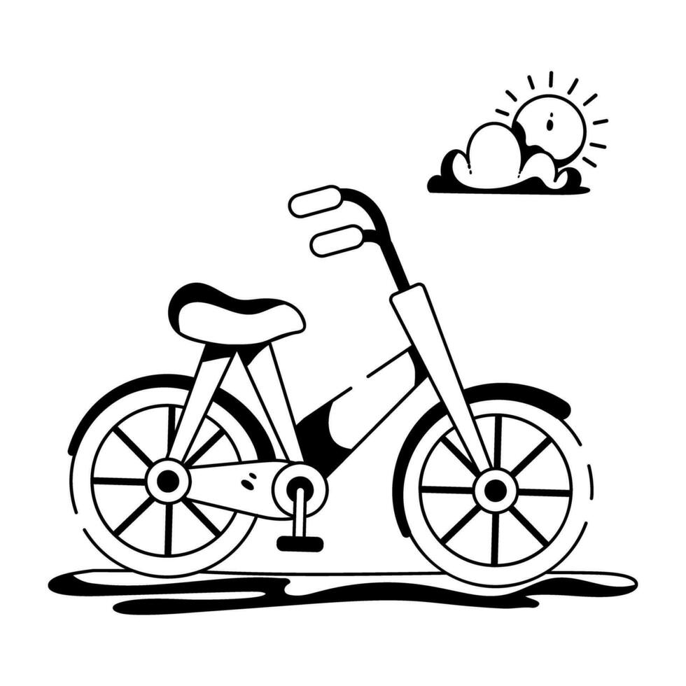 Trendy Bicycle Concepts vector