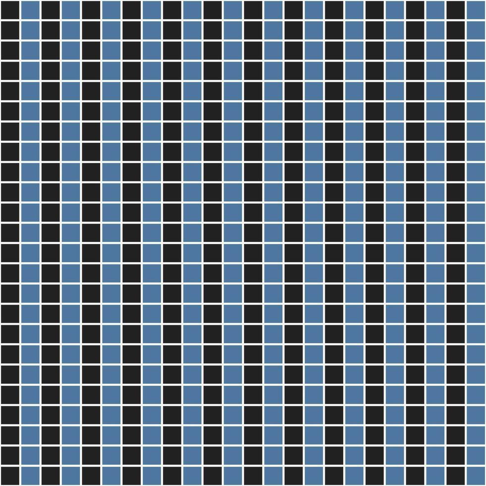 Navy blue tile background, Mosaic tile background, Tile background, Seamless pattern, Mosaic seamless pattern, Mosaic tiles texture or background. Bathroom wall tiles, swimming pool tiles. vector