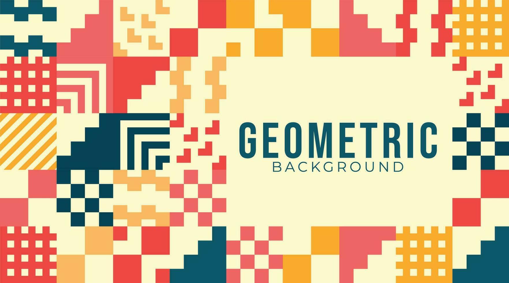 vector flat abstract geometric background