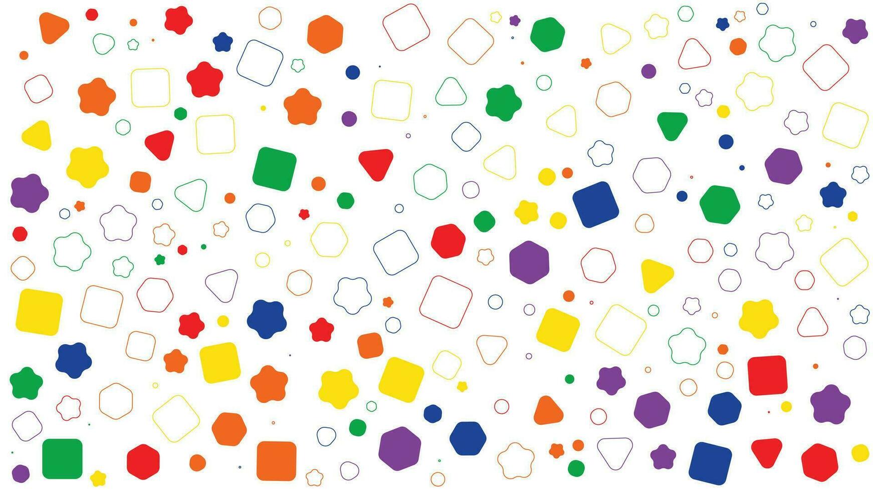 vector flat geometric models background