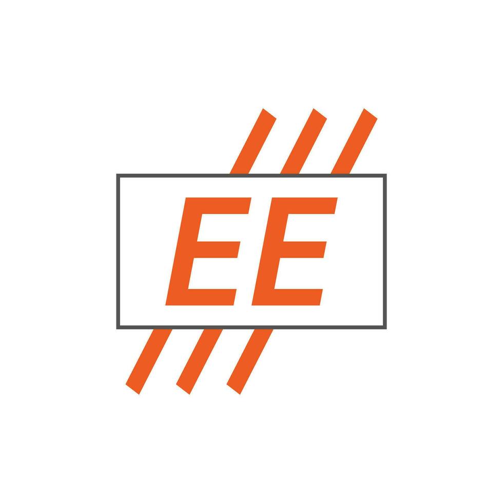 letter EE logo. E E. EE logo design vector illustration for creative company, business, industry. Pro vector