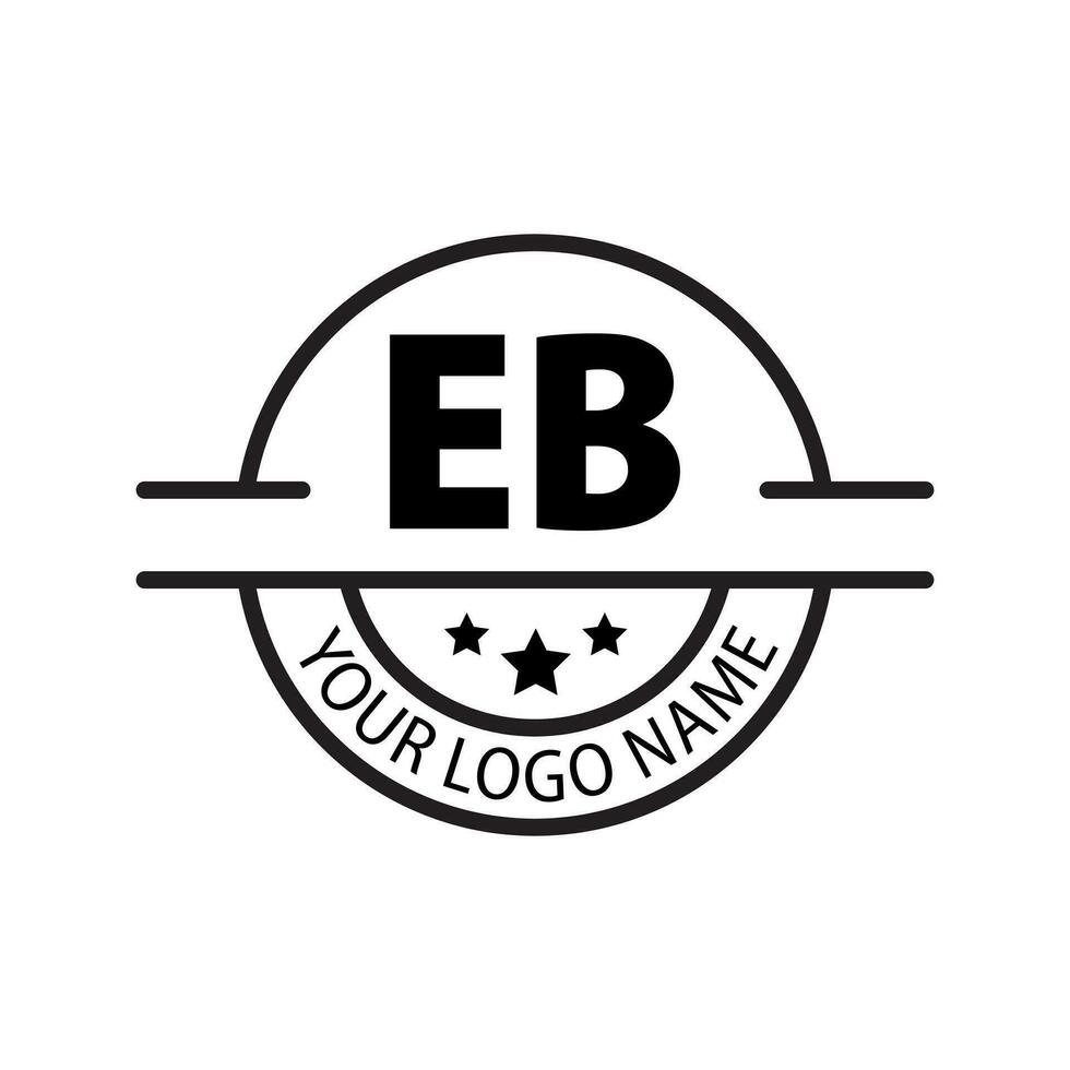 letter EB logo. E B. EB logo design vector illustration for creative company, business, industry. Pro vector