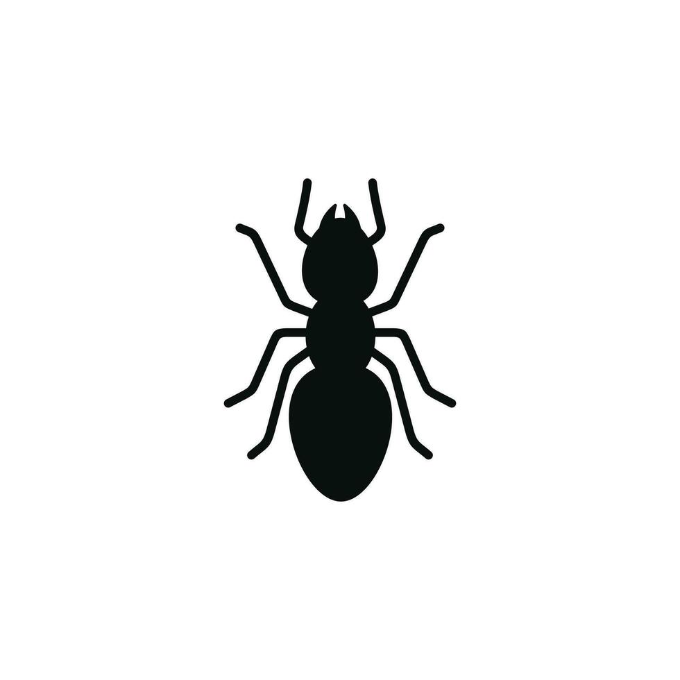 Ant icon isolated on white background vector