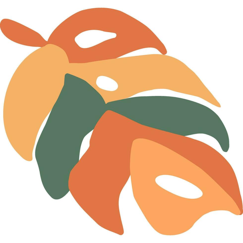 Leaf cartoon in icon style vector