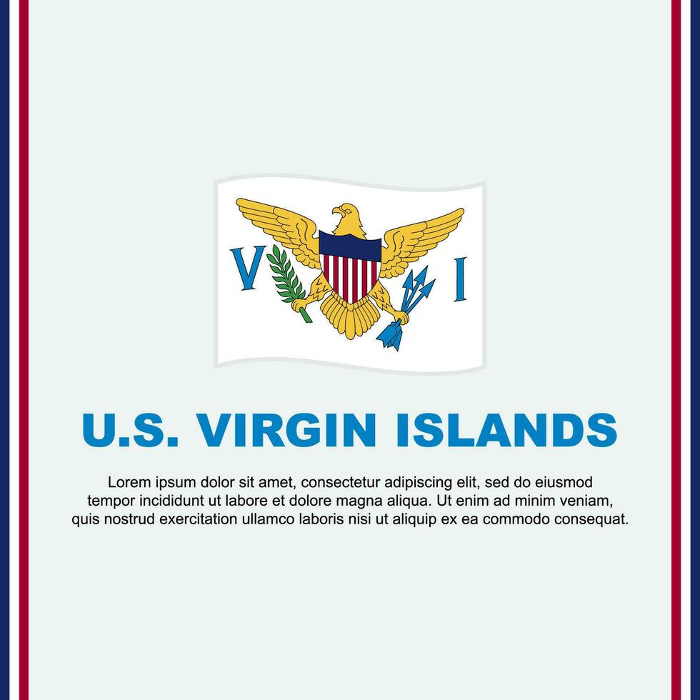 nos Virgen islas bandera antecedentes diseño modelo. nos Virgen islas independencia día bandera social medios de comunicación correo. nos Virgen islas dibujos animados vector