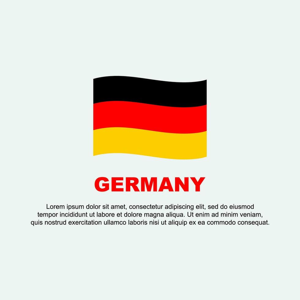 Alemania bandera antecedentes diseño modelo. Alemania independencia día bandera social medios de comunicación correo. Alemania antecedentes vector