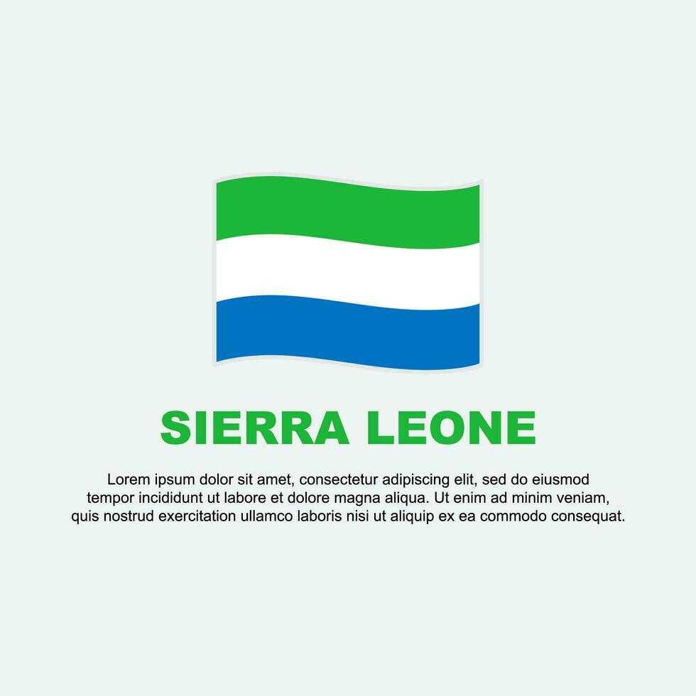 sierra leona bandera antecedentes diseño modelo. sierra leona independencia día bandera social medios de comunicación correo. sierra leona antecedentes vector