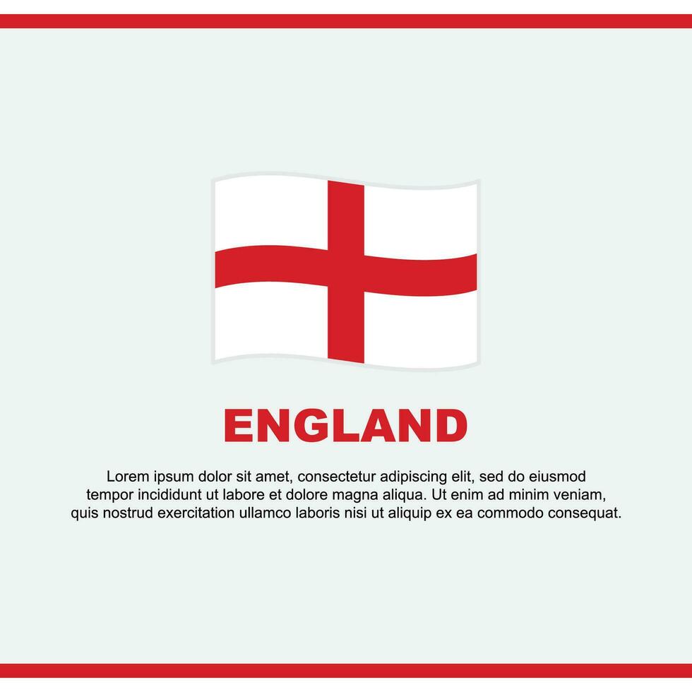 Inglaterra bandera antecedentes diseño modelo. Inglaterra independencia día bandera social medios de comunicación correo. Inglaterra diseño vector