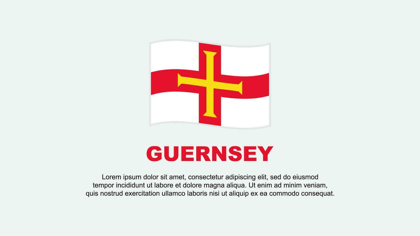 guernsey bandera resumen antecedentes diseño modelo. guernsey independencia día bandera social medios de comunicación vector ilustración. guernsey antecedentes