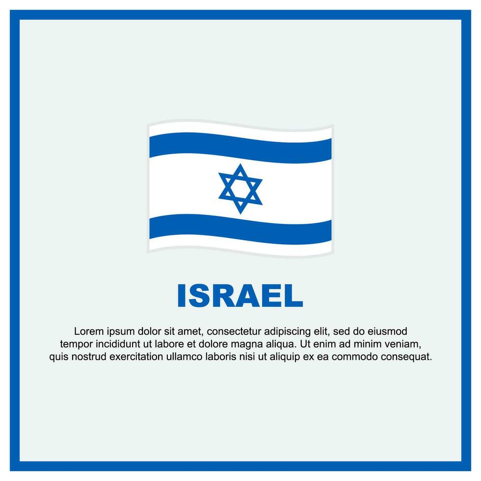 Israel bandera antecedentes diseño modelo. Israel independencia día bandera social medios de comunicación correo. Israel bandera vector