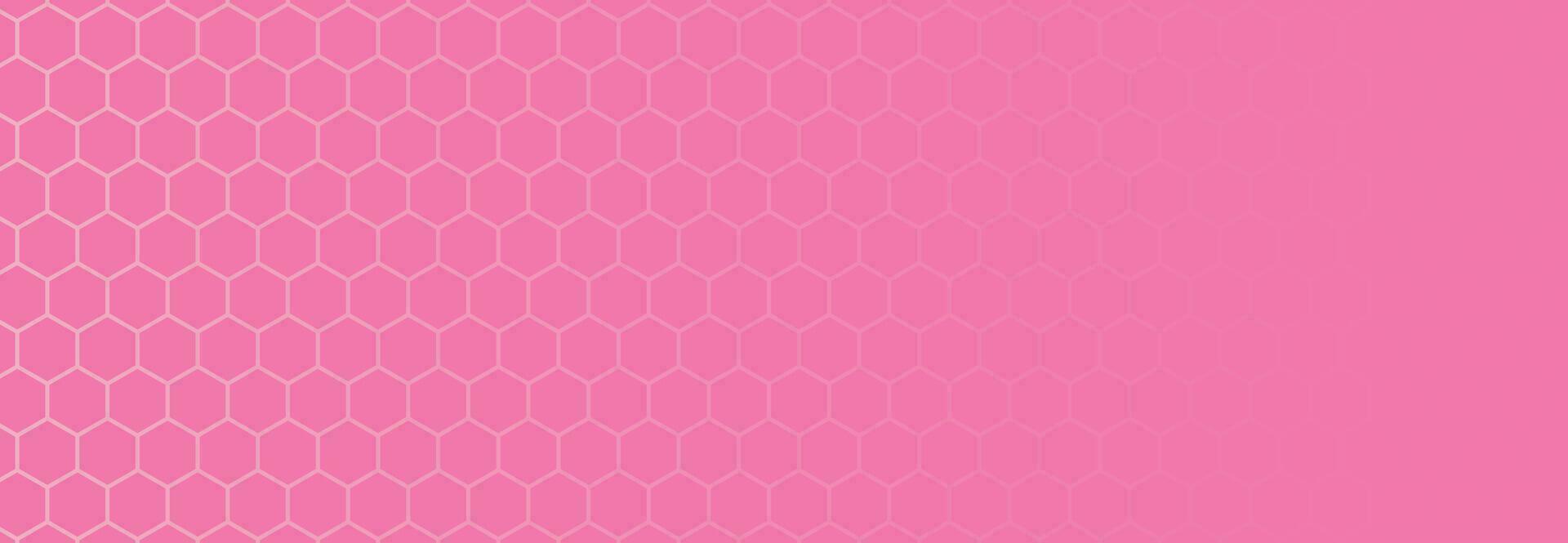 rosado hexagonal panal malla modelo con texto espacio vector