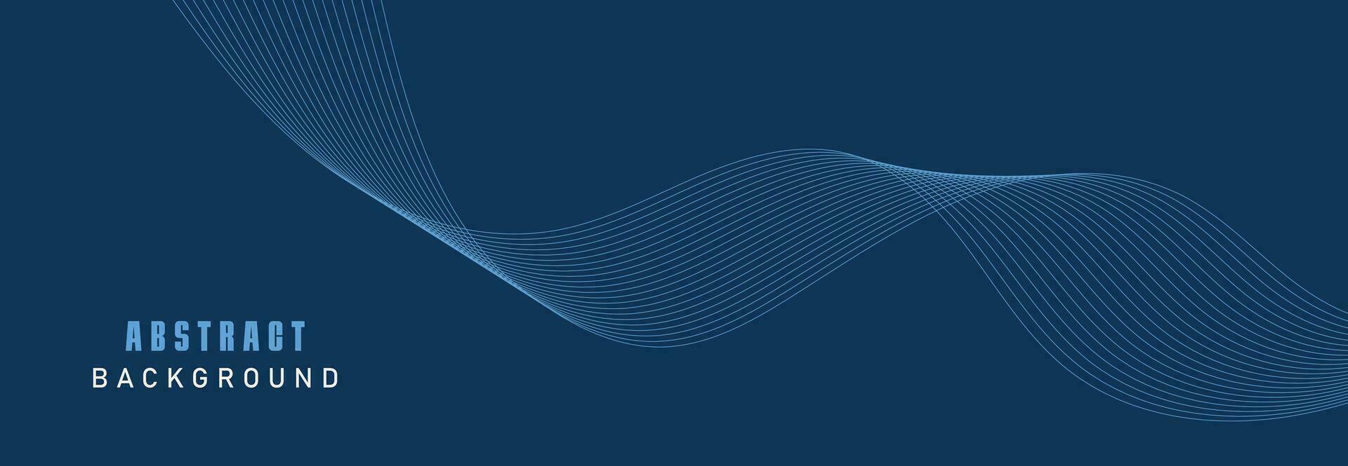 Vector Data Technology Background. Dotted Halftone Waves Connecting Dots and Lines on a Blue Background.
