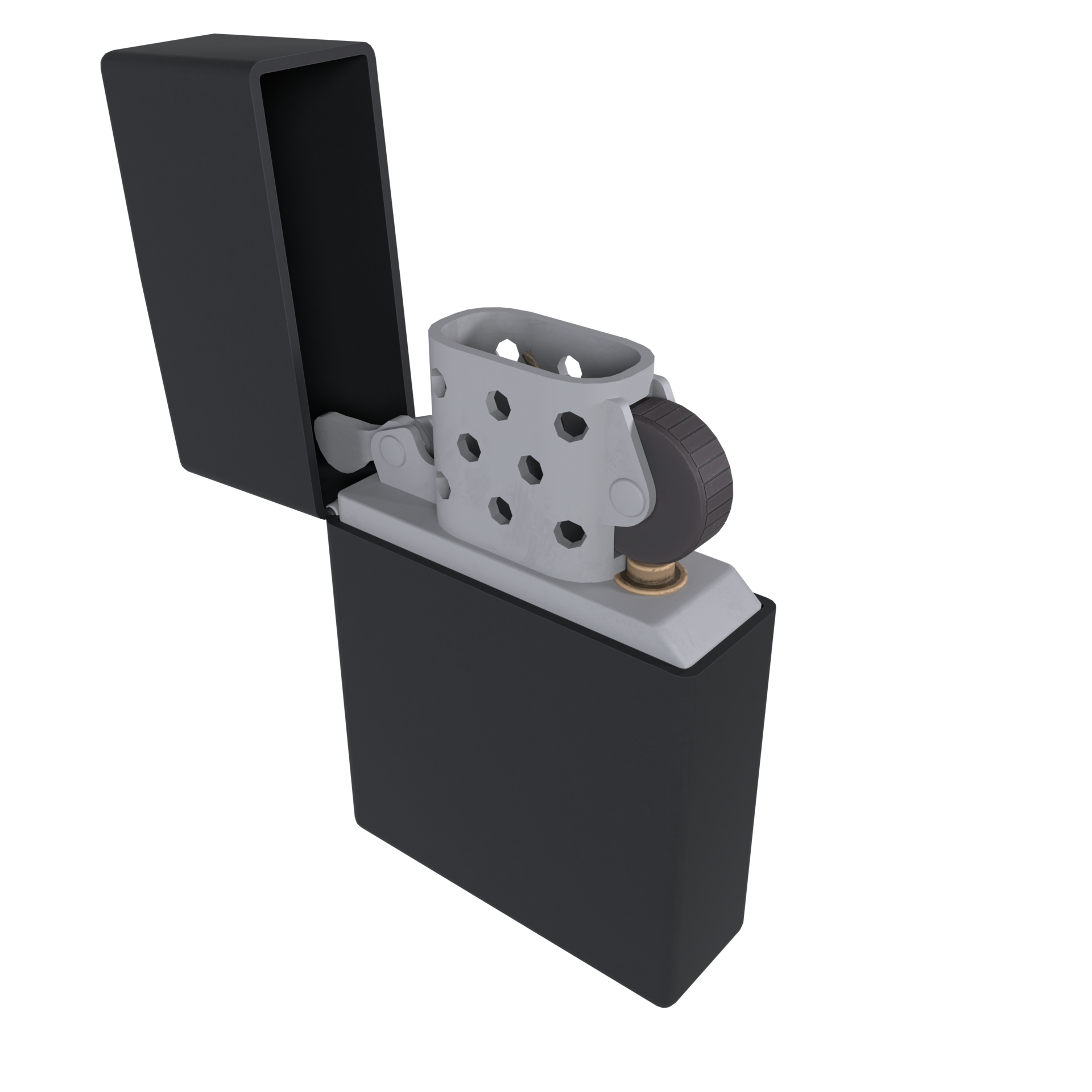 a black lighter with a white handle on transparent 33218597 PNG